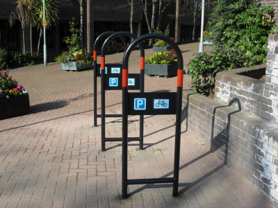 Tall Anti-Vandal Bike Stand