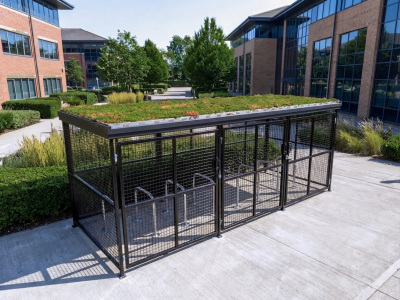 Beechfield Sedum Roofed Secure Bike Shelter