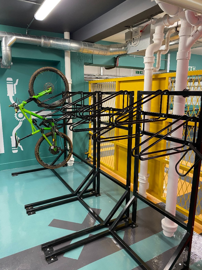Free Standing Vertical Bike Rack