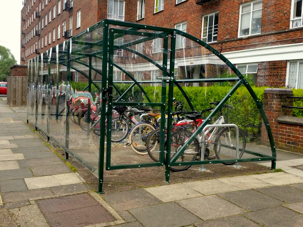 Lockable bike shelter hotsell