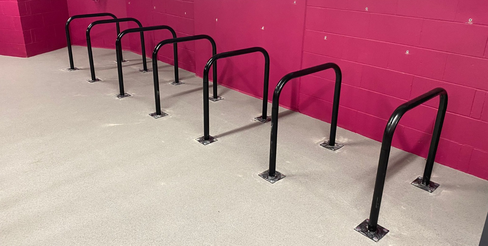 Image of a Bike Dock Solutions Black and Galvanised Sheffield Bike Stand
