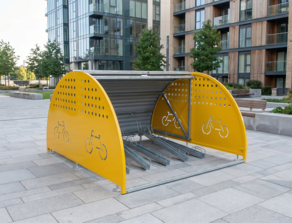 Image of a Bike Dock Solutions Bike Street Dock
